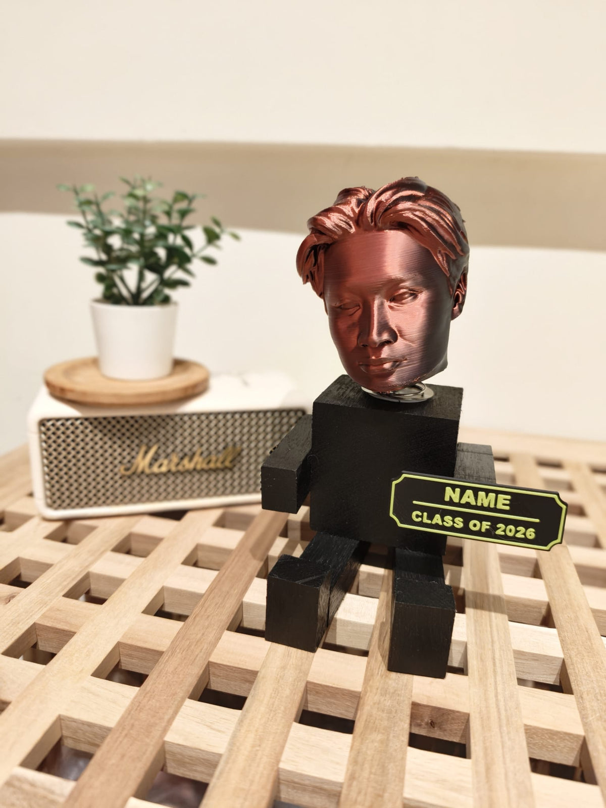 Custom Bobblehead Figurine (1 Colour)